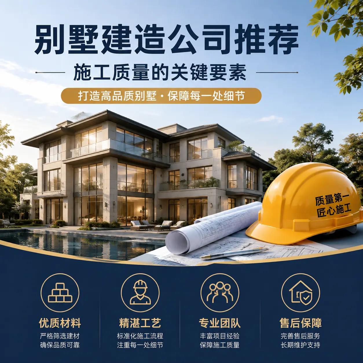 别墅建造公司推荐: 松桃 施工质量的关键要素