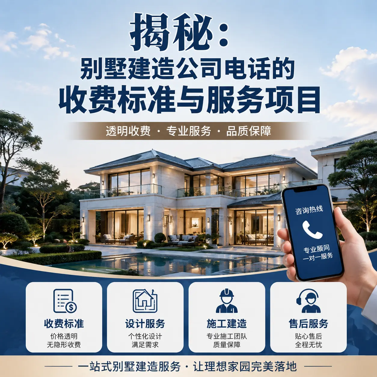 揭秘:松桃别墅建造公司电话的收费标准与服务项目