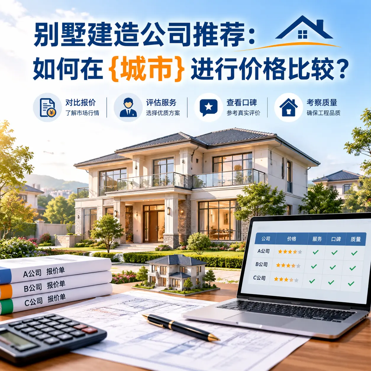别墅建造公司推荐:如何在 松桃 进行价格比较?