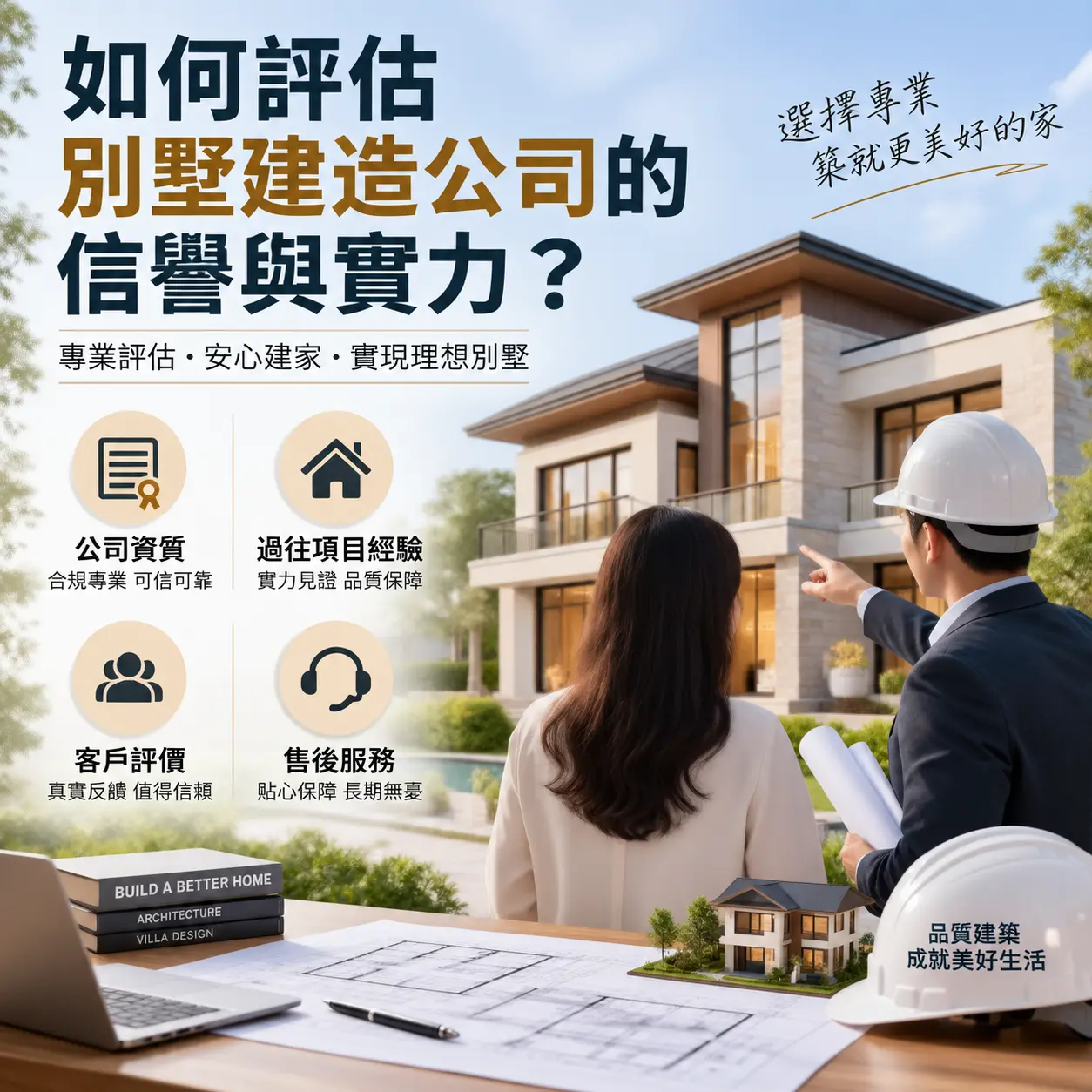 如何评估 松桃 别墅建造公司的信誉与实力?