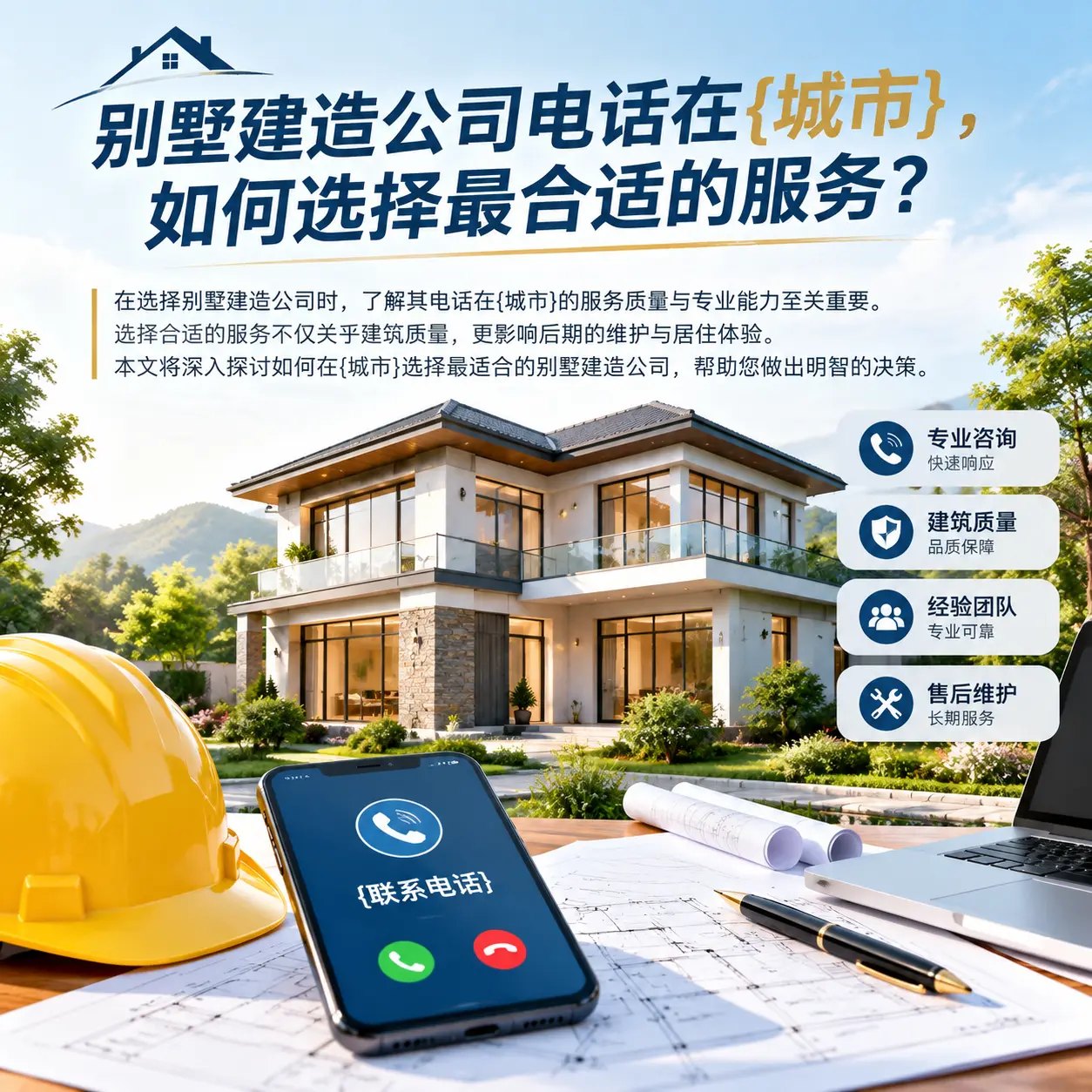 别墅建造公司电话在松桃,如何选择最合适的服务?