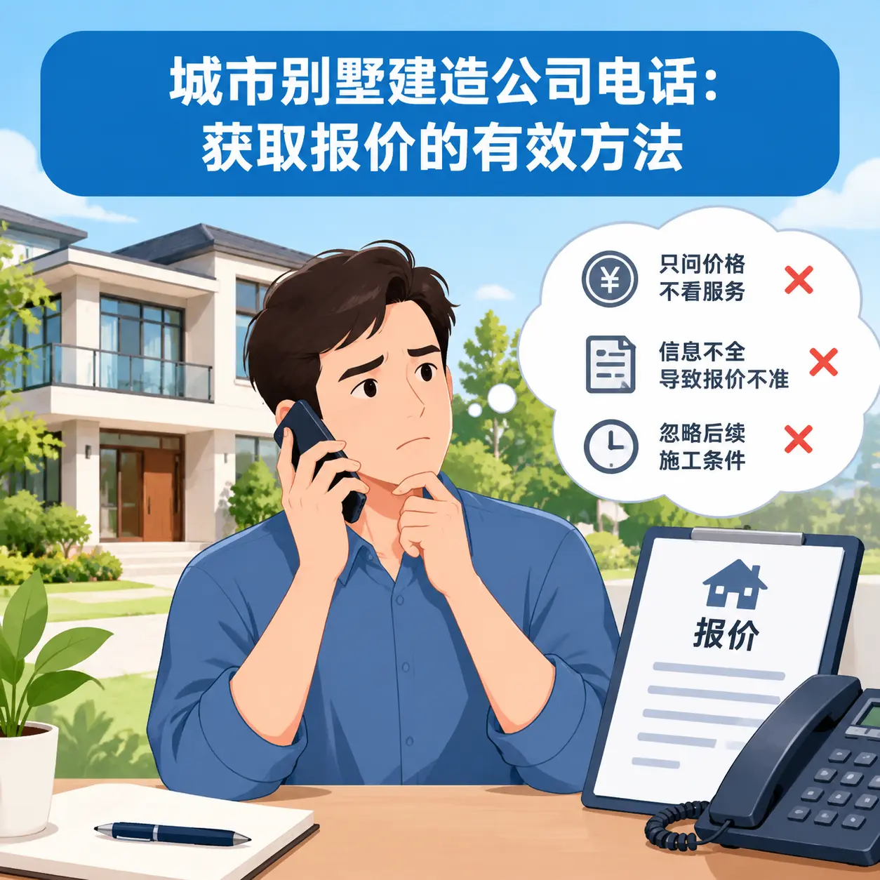 松桃别墅建造公司电话:获取报价的有效方法